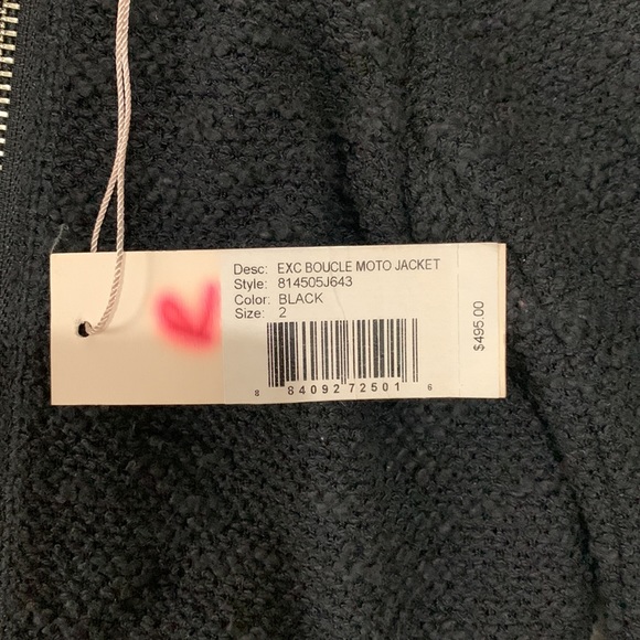 Rebecca Taylor Boucle Moto Jacket - Picture 7 of 9